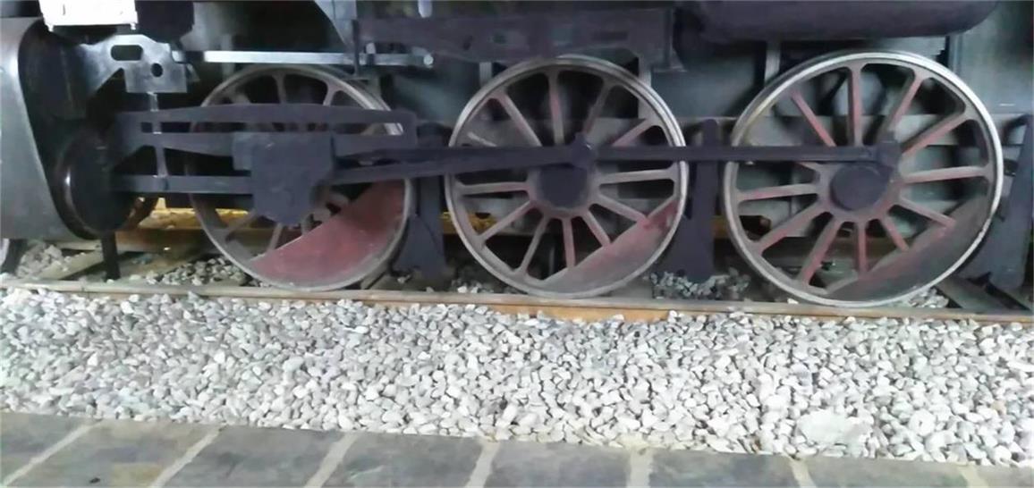 麦盖提县蒸汽火车模型